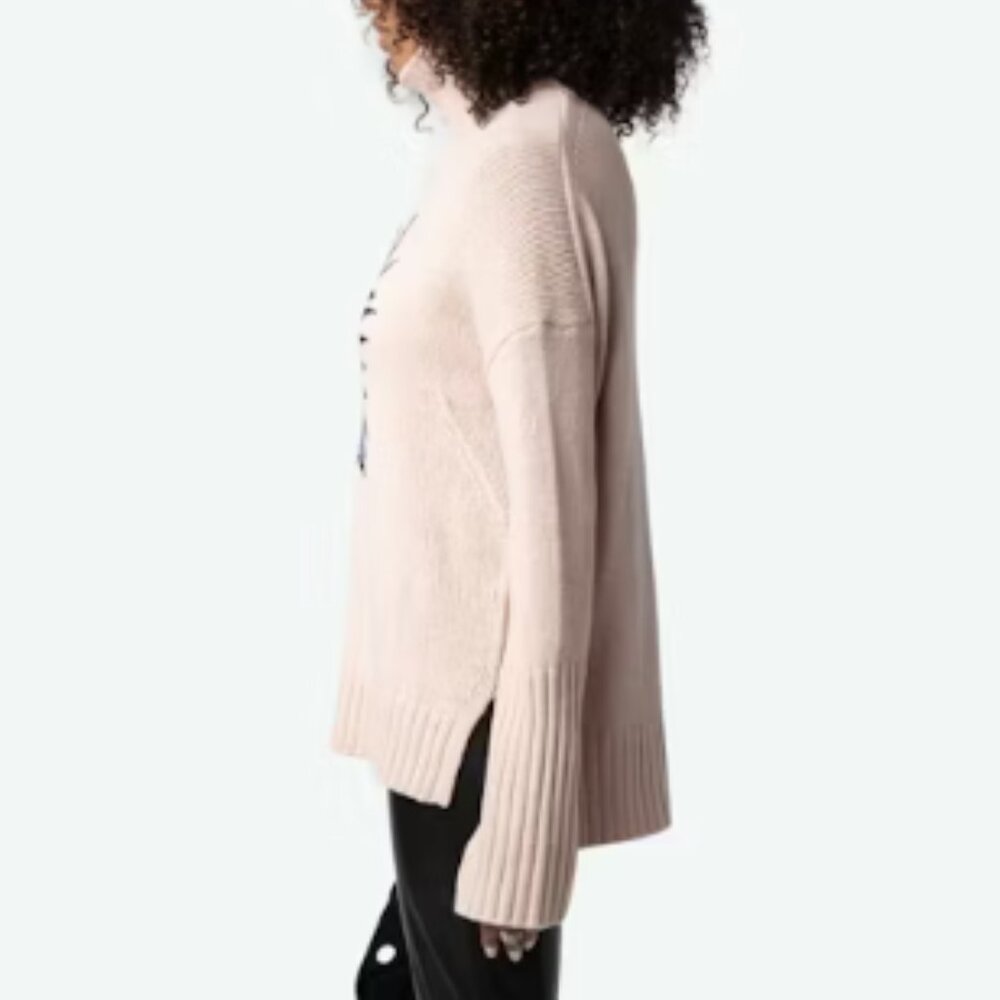 Zadig & Voltaire Alma Spiked Heart Sweater - Picture 5 of 5